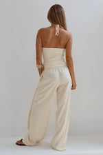 Load image into Gallery viewer, Laura Halter Keyhole Top - Butter
