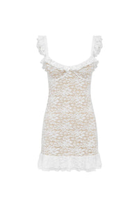 Ava Mini Dress - White