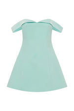 Load image into Gallery viewer, Ebony Mini Dress - Aqua
