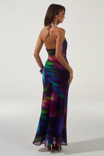 Load image into Gallery viewer, Mirae Cross Front Maxi Dress - Tuscan Purple
