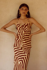 Load image into Gallery viewer, Montie Halter Top - Montie Choc
