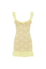 Load image into Gallery viewer, Ava Mini Dress - Lemon
