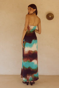 Vega Strapless Maxi Dress - Vega Chocolate
