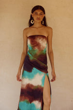 Load image into Gallery viewer, Vega Strapless Maxi Dress - Vega Chocolate
