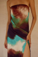 Load image into Gallery viewer, Vega Strapless Maxi Dress - Vega Chocolate
