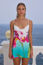 Load image into Gallery viewer, Mahina Mini Dress - Nalani Print
