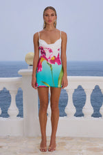 Load image into Gallery viewer, Mahina Mini Dress - Nalani Print
