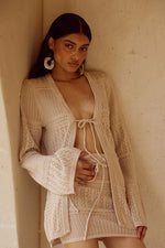 Load image into Gallery viewer, Riley Knit Mini Skirt - Sand
