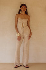 Load image into Gallery viewer, Riley Knit Pants - Sand
