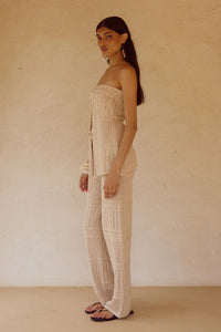 Riley Knit Pants - Sand