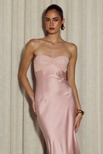 Load image into Gallery viewer, Kadie Off Shoulder Maxi Dress - Musk
