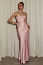 Load image into Gallery viewer, Kadie Off Shoulder Maxi Dress - Musk
