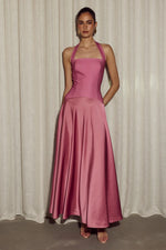 Load image into Gallery viewer, Odina Square Neck Maxi Dress - Blush
