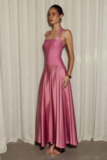 Load image into Gallery viewer, Odina Square Neck Maxi Dress - Blush
