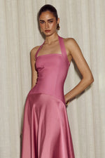 Load image into Gallery viewer, Odina Square Neck Maxi Dress - Blush
