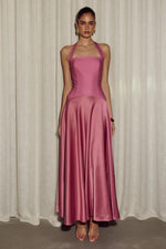 Load image into Gallery viewer, Odina Square Neck Maxi Dress - Blush
