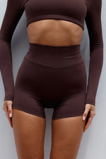 Load image into Gallery viewer, Zen Contour Bike Shorts - Chocolate
