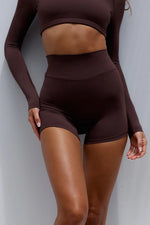 Load image into Gallery viewer, Zen Contour Bike Shorts - Chocolate
