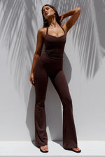 Load image into Gallery viewer, Sammy Backless Halter Top - Chocolate
