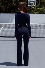Load image into Gallery viewer, Torie Ballet Wrap Top - Black
