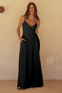 Zephy Maxi Dress - Black