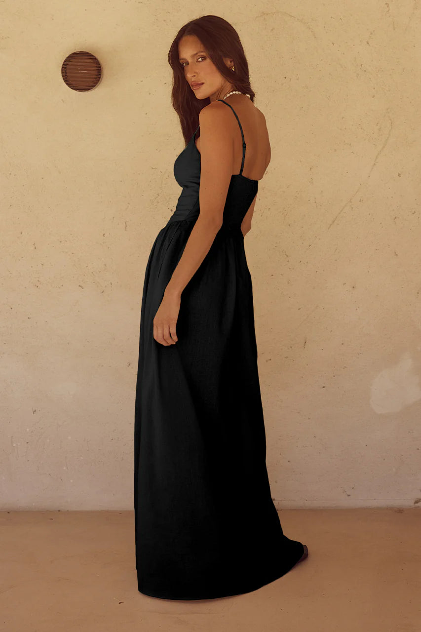 Zephy Maxi Dress - Black