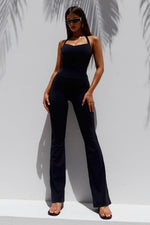 Load image into Gallery viewer, Sammy Backless Halter Top - Black
