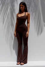Load image into Gallery viewer, Kiara High Rise Flare Leggings - Chocolate
