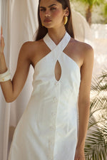 Load image into Gallery viewer, Leilah Mini Dress - White
