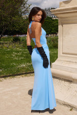 Load image into Gallery viewer, Lumia Halter Maxi Dress - Bluebell
