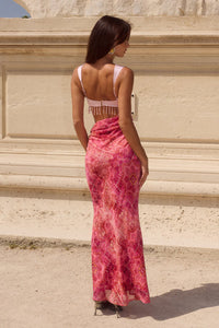 Alzona Maxi Dress - Gaia Pink