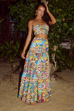 Load image into Gallery viewer, Ayla Maxi Skirt - Phaedra Print
