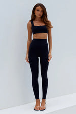 Load image into Gallery viewer, Chloe Square Neck Crop Top - Black
