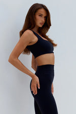 Load image into Gallery viewer, Chloe Square Neck Crop Top - Black
