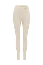 Load image into Gallery viewer, Julia Ruched Scrunch Leggings - Biscuit
