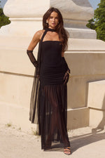 Load image into Gallery viewer, Lillie Corset Maxi Dress - Black
