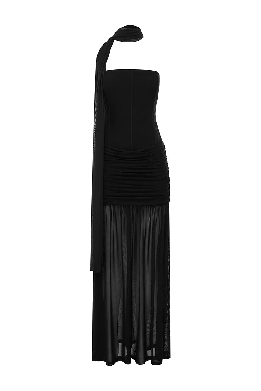 Lillie Corset Maxi Dress