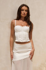Load image into Gallery viewer, Emberley Bustier - White
