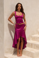 Load image into Gallery viewer, Kairo Midi Skirt - Berry
