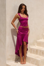 Load image into Gallery viewer, Kairo Midi Skirt - Berry
