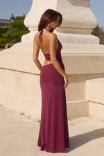 Load image into Gallery viewer, Lumia Halter Maxi Dress - Plum

