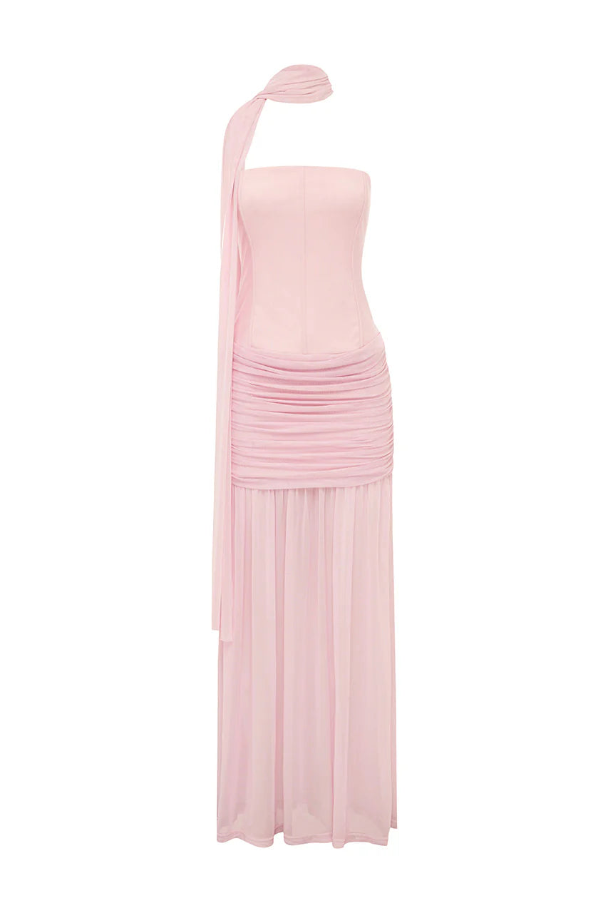 Lillie Corset Maxi Dress - Musk