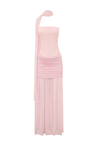 Lillie Corset Maxi Dress - Musk