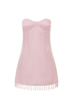Load image into Gallery viewer, Medina Strapless Mini Dress - Musk
