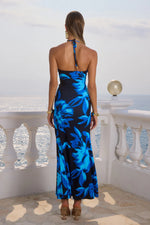 Load image into Gallery viewer, Halston Maxi Dress - Agave Blue
