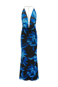 Giovana Maxi Dress - Agave Blue