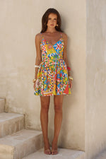 Load image into Gallery viewer, Henrietta Mini Dress - Phaedra Print
