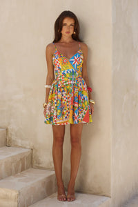 Henrietta Mini Dress - Phaedra Print