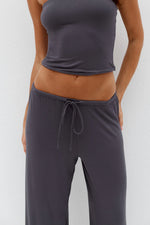 Load image into Gallery viewer, Anji Relaxed Wide Leg Sweatpants - Steel
