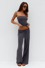 Load image into Gallery viewer, Anji Strapless Top - Steel

